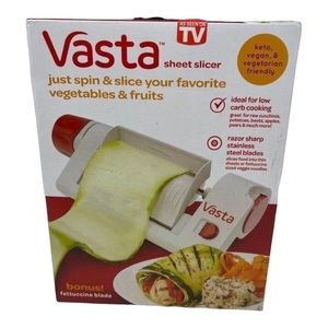 Vasta Just Pin and Slice Sheet Slicer | Effortless Prep for Your Favorite Food